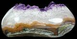 Purple Amethyst Crystal Heart - Uruguay #46204-1